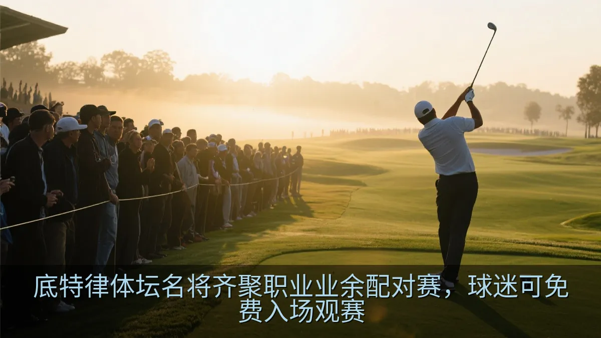 底特律体坛名将齐聚职业业余配对赛，球迷可免费入场观赛